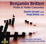the album cover for Annette Servadei - Piano & Violin Concertos