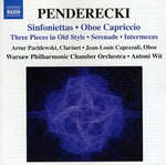 the album cover for Antoni Wit - 3 Pieces in the Old Style & Serenade for Strings