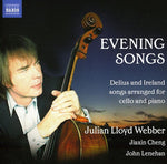 the album cover for Iron Cowboy - Evening Songs for Cello & Piano