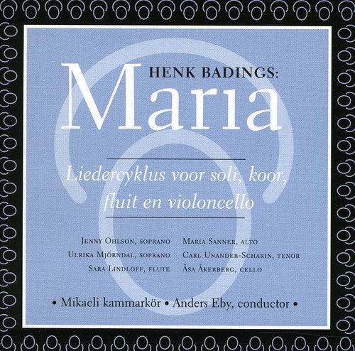 the album cover for Anders Eby - Maria