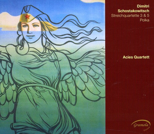 the album cover for Acies Quartett - String Quartets 3 & 5