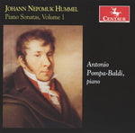 the album cover for Antonio Pompa-Baldi - Piano Sonatas 1