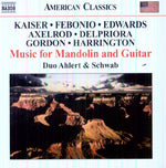 the album cover for Duo Ahlert and Schwab - Music for Mandolin & Guitar