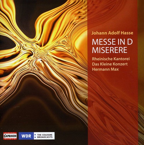 the album cover for Hermann Max - Messe in D / Miserere