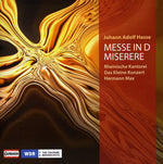 the album cover for Hermann Max - Messe in D / Miserere