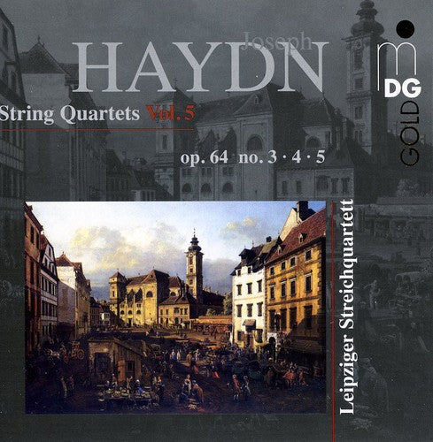the album cover for Haydn / Leipzig String Quartet - String Quartets 5