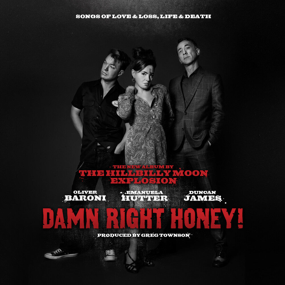the album cover for Hillbilly Moon Explosion - Damn Right Honey [Import]