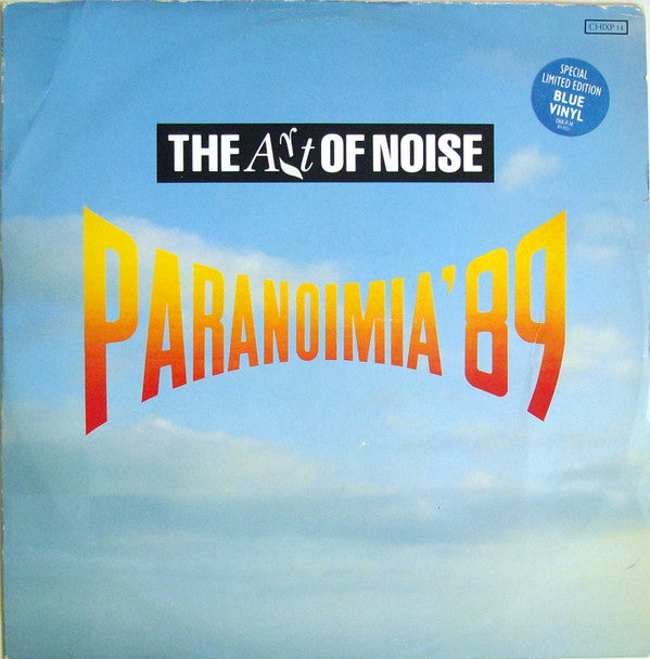 The Art Of Noise : Paranoimia '89 (12", Single, Ltd, S/Edition, Blu)