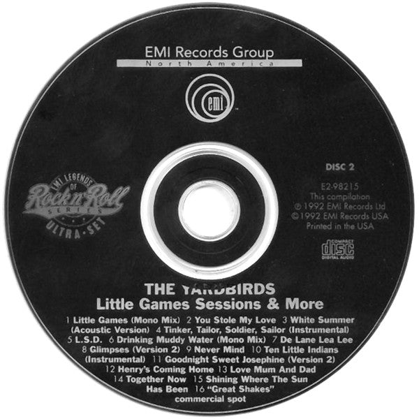The Yardbirds : Little Games Sessions & More (2xCD, Comp)