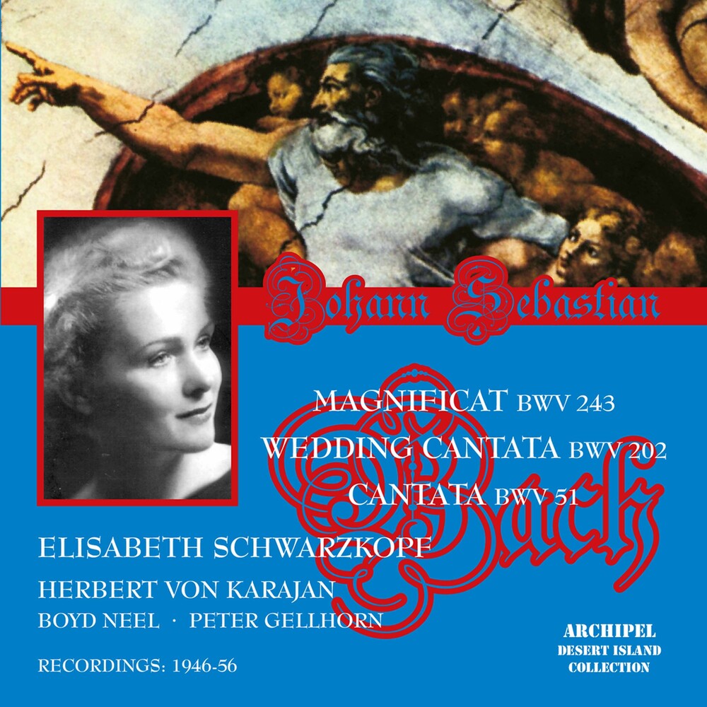 the album cover for Bach / Schwarzkopf / Todeo / Pao / Gellhorn - Magnificat