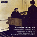 the album cover for FRIEDRICH GULDA - Piano Sonatas