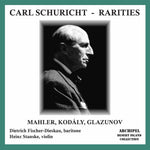the album cover for Mahler / Fischer-Dieskau / Schuricht / Kodaly - Lieder Eines Fahrenden Gesellen