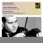 the album cover for Brahms / Oistrakh - VLN Con Op. 77 Bach BW