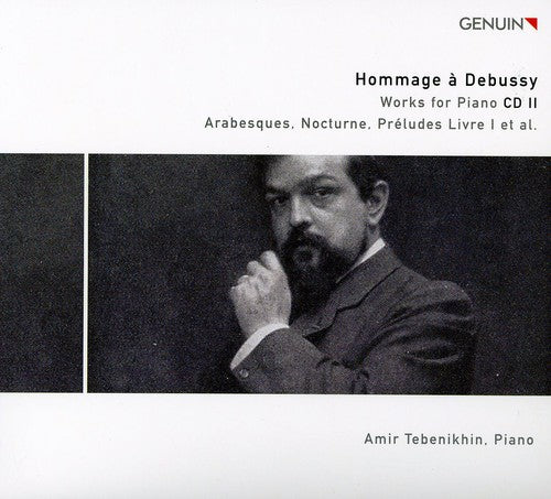 the album cover for Amir Tebenikhin - Hommage a Debussy: Works for Piano 2
