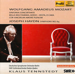 the album cover for Klaus Tennstedt - Tennstedt Conducts Mozart & Haydn