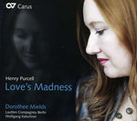 the album cover for Dorothee Mields - Purcell: Love's Madness