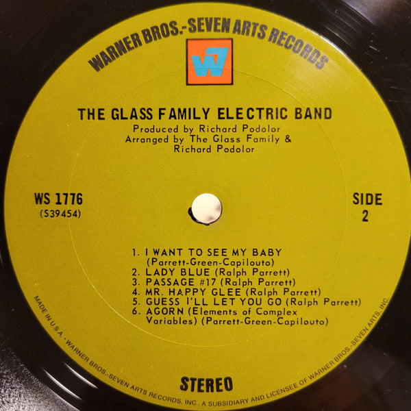 The Glass Family : Electric Band (LP, Album, San)