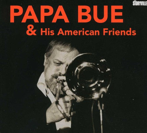 the album cover for Papa Bue's Viking Jazzband - Papa Bue and His American Friends