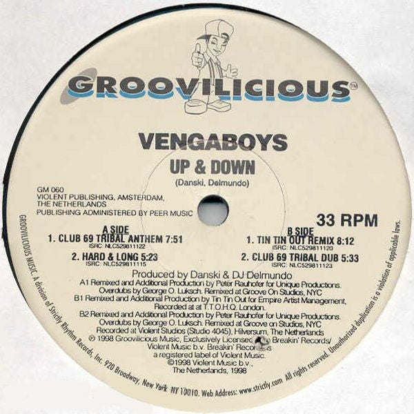 Vengaboys : Up & Down (12")