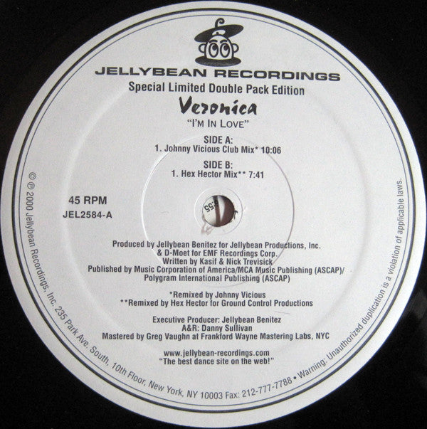 Veronica : I'm In Love (2x12", Ltd)