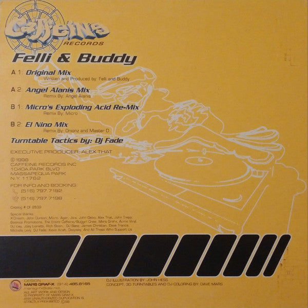 Felli & Buddy : The Exploding Fist (12")