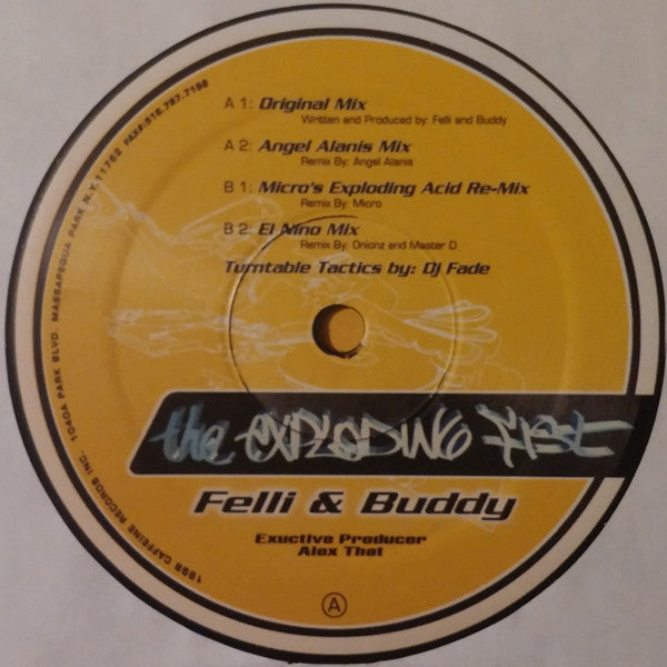 Felli & Buddy : The Exploding Fist (12")
