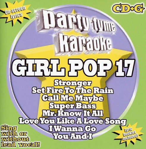 the album cover for Party Tyme Karaoke - Girl Pop 17
