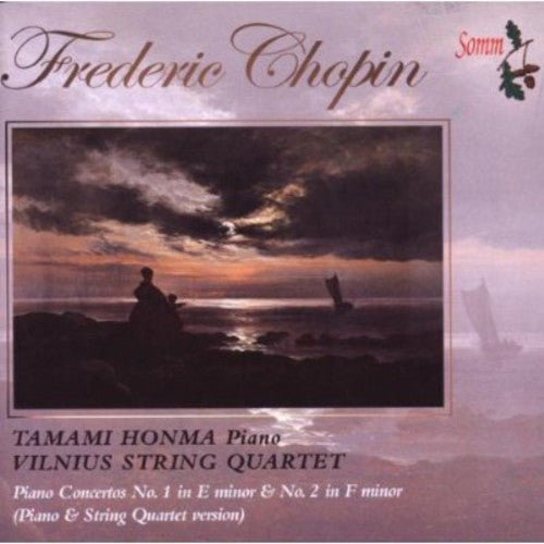 the album cover for Tamami Honma - Chopin Piano Concertos
