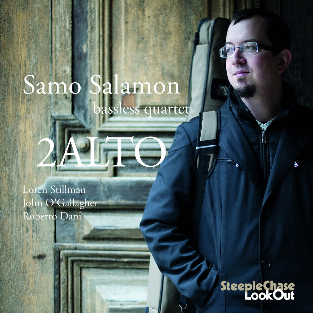 the album cover for 2alto - Samo Salamon Bassless Quartet