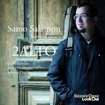 the album cover for 2alto - Samo Salamon Bassless Quartet
