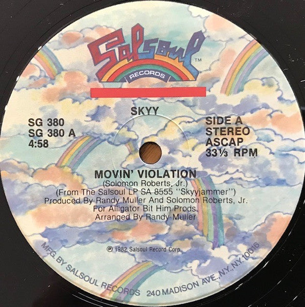 Skyy : Movin' Violation (12", Single)
