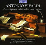 the album cover for Angelo Cicillini - Concerto for Two Violins Strings & Continuo