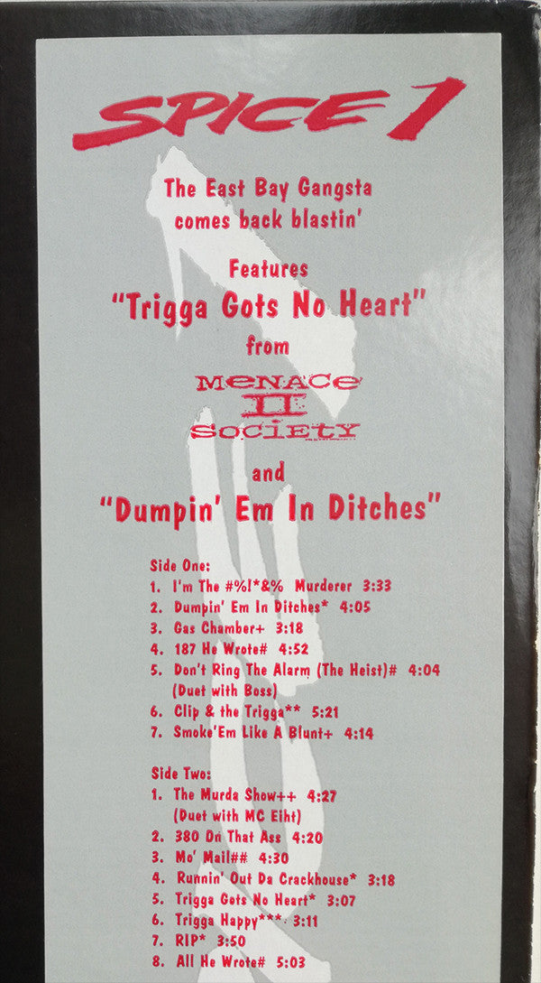 Spice 1 : 187 He Wrote (LP, Album)