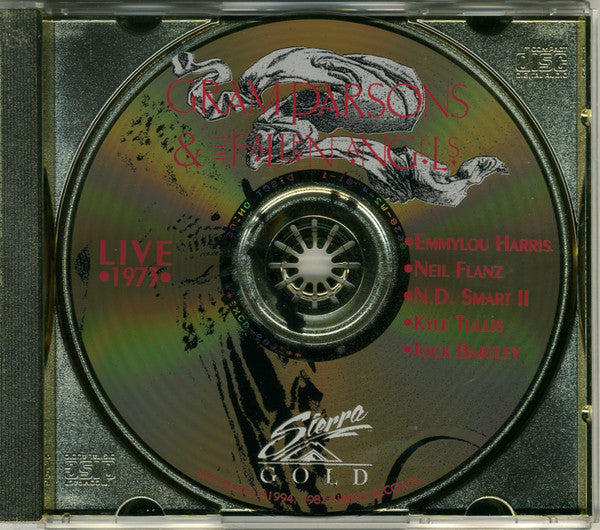 Gram Parsons & The Fallen Angels : Live 1973 (CD, Album, RE, Gol)