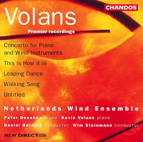 the album cover for Daniel Harding - Concerto for Piano & Winds / Works