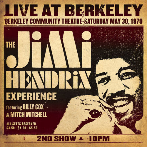 Jimi Hendrix - Jimi Hendrix Experience en vivo en Berkeley (vinilo)