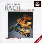 the album cover for Bach / Gaede Trio - Goldberg Variations