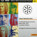 the album cover for J Bach S / Stuttgarter Kammerorchester - Brandenburg Concertos