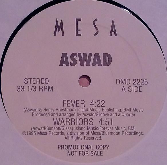 Aswad : Fever / Warriors (12", Promo)