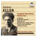 the album cover for Sten Lassmann - Complete Piano Music 2
