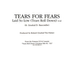 Tears For Fears : Laid So Low (Tears Roll Down) (CD, Single, Promo, Gat)