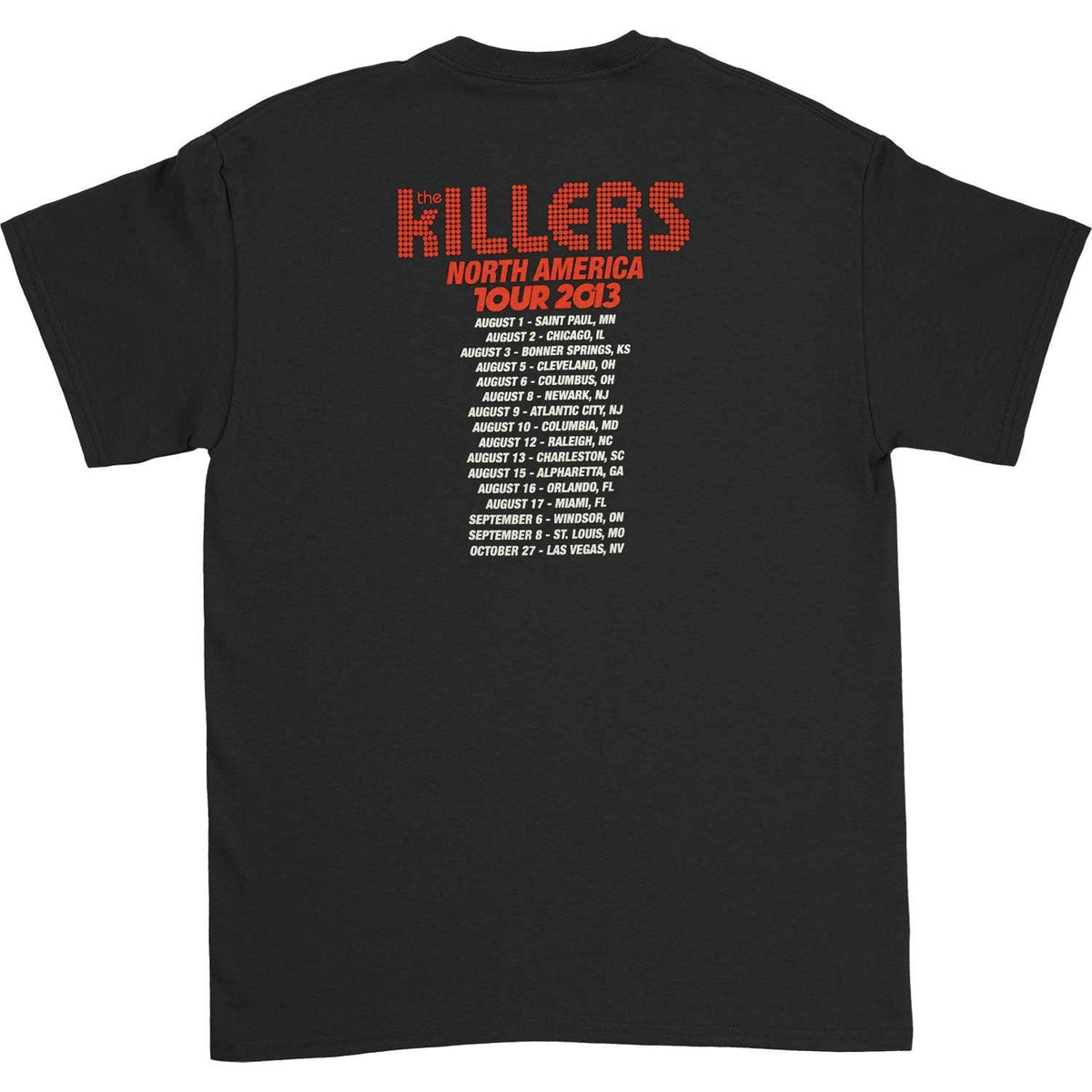Album Cover 2013 Tour T-shirt