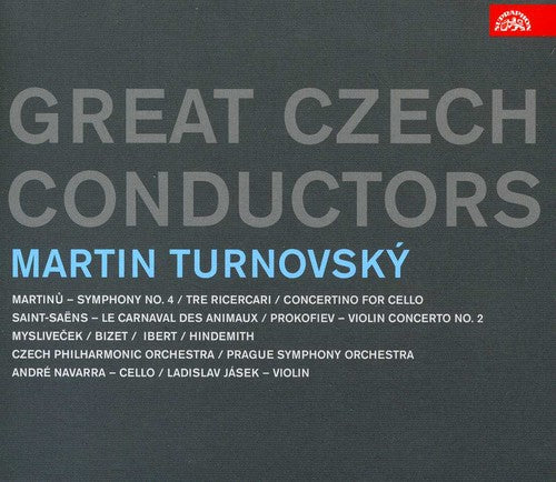 the album cover for Ladislav ?ernÃ½ - Great Czech Conductors: Martin Turnovsky