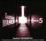 the album cover for Mahler / Tchaikovsky Sym Orch / Fedoseyev - Symphony 5