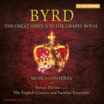 the album cover for Musica Contexta - Great Service in Chapel Royal