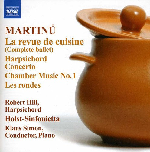 the album cover for J. Schwantner - Revue de Cuisine & Harpsichord Cto, Chamber No. 1