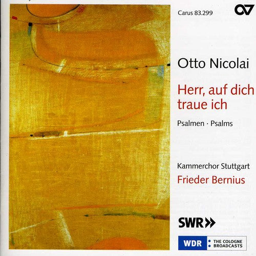 the album cover for N Burgmuller - Herr & Auf Dich Traue Ich Psalms