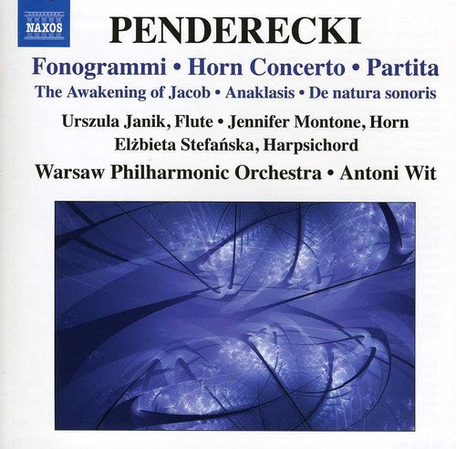 the album cover for Antoni Wit - Fonogrammi / Horn Concerto / Partita / Awakening