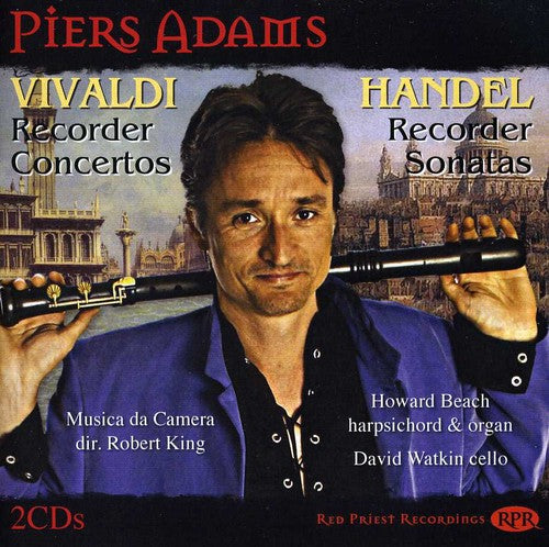 the album cover for Vivaldi / Adams / Handel - Recorder Music
