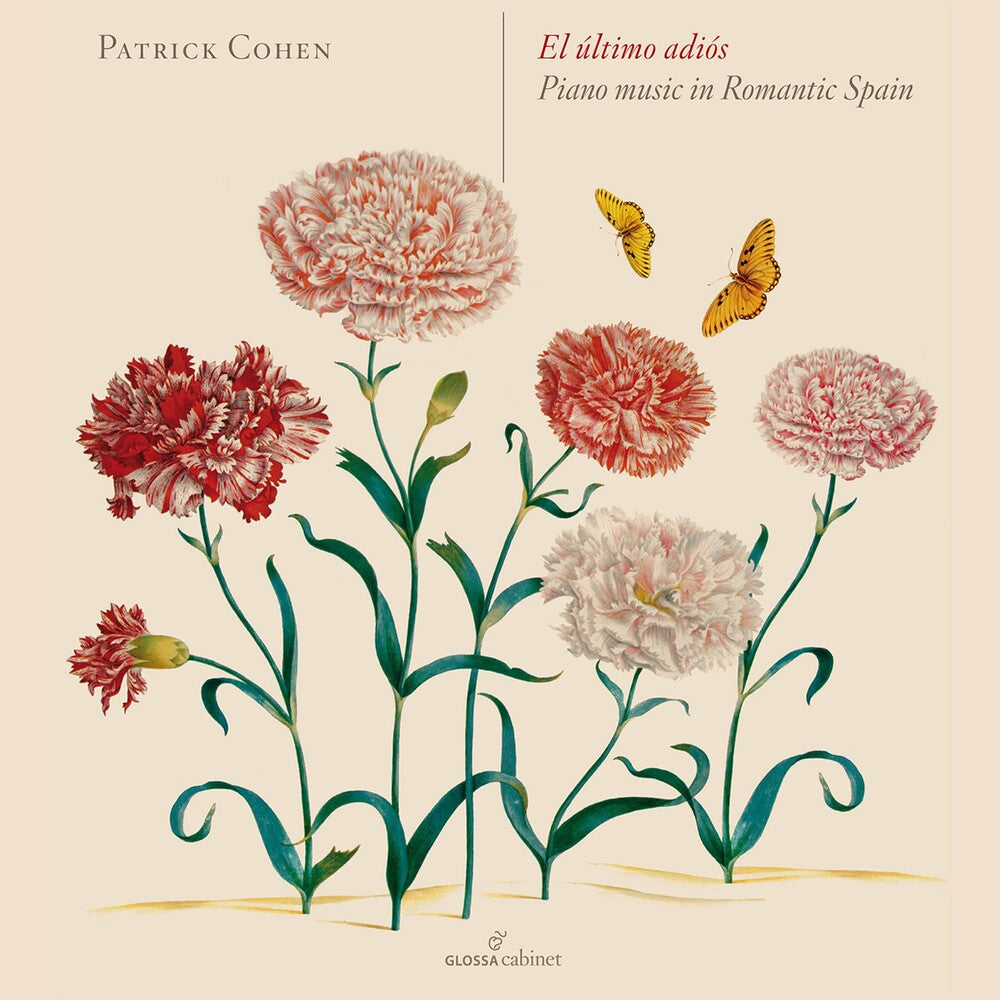 the album cover for Patrick Cohen / Adalid / Sanchez-Allu / Quesada - Ultimo Adios: Piano Music in Romantic Spain